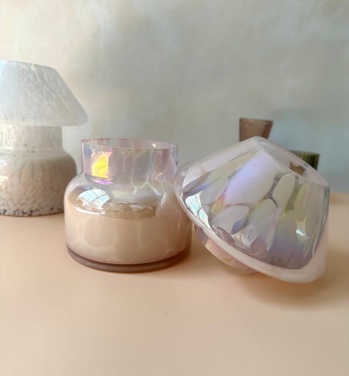 The Mushroom Candle Lamp Pink