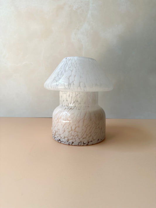 The Mushroom Candle Lamp In White