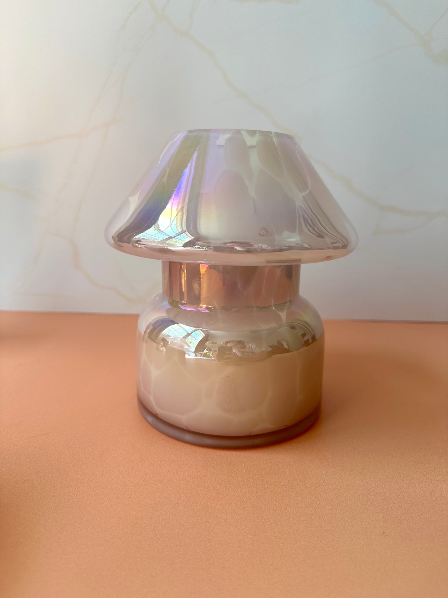 The Mushroom Candle Lamp Pink